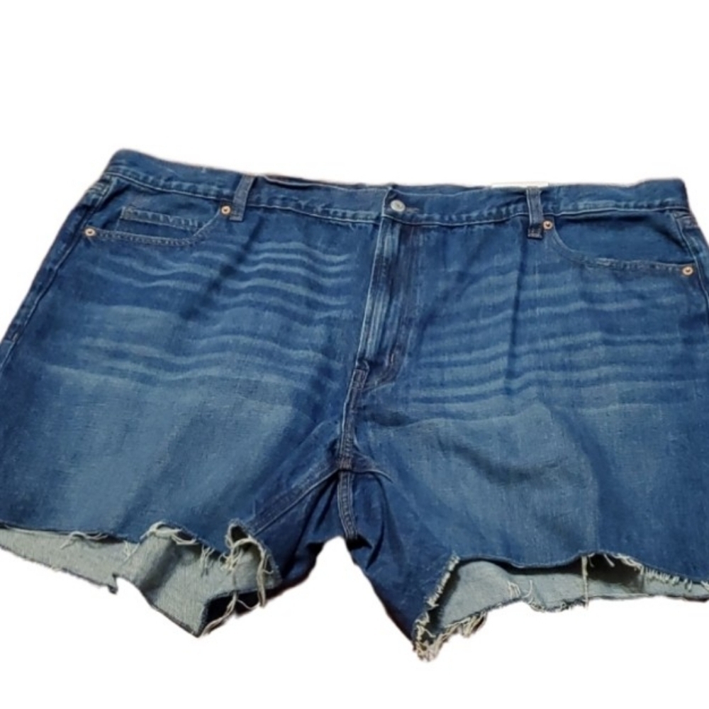 Old Navy Shorts Womens Plus Size 24 Jean Denim Cutoff Fray